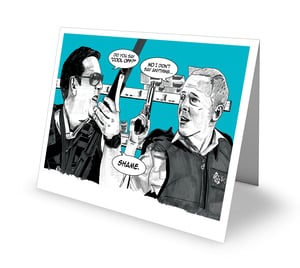 Hot Fuzz 'Shame' Greetings Card with Envelope (C6 Size)