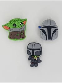 Image 1 of The Mandalorian shoe charms