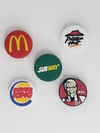 Fast Food Croc Charms