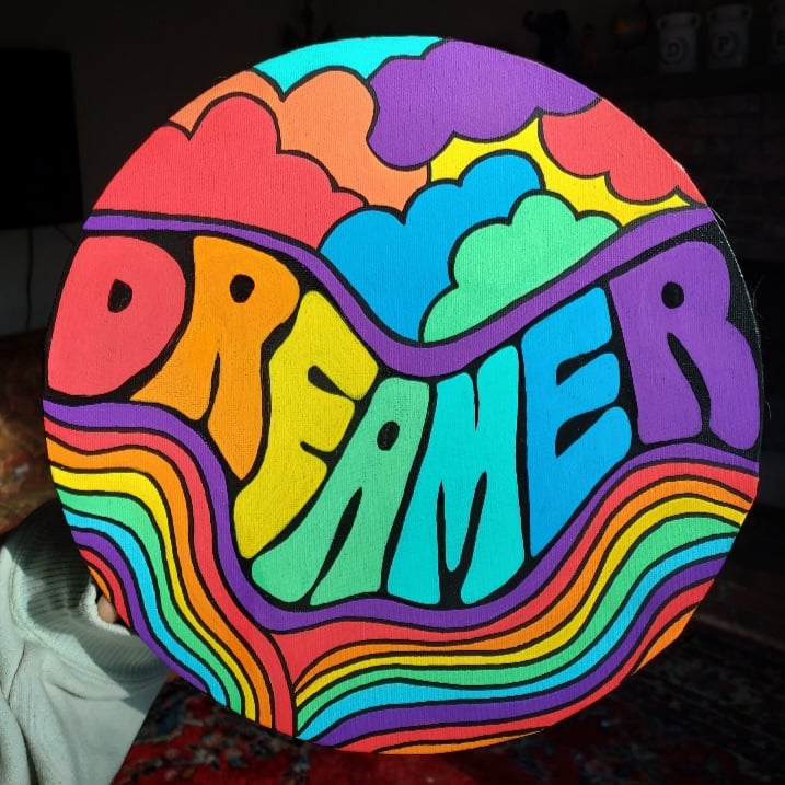 'Dreamer' Acrylic painting