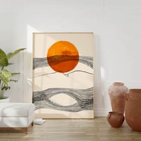 Image 2 of Abstract Modern Wall Art Print Poster