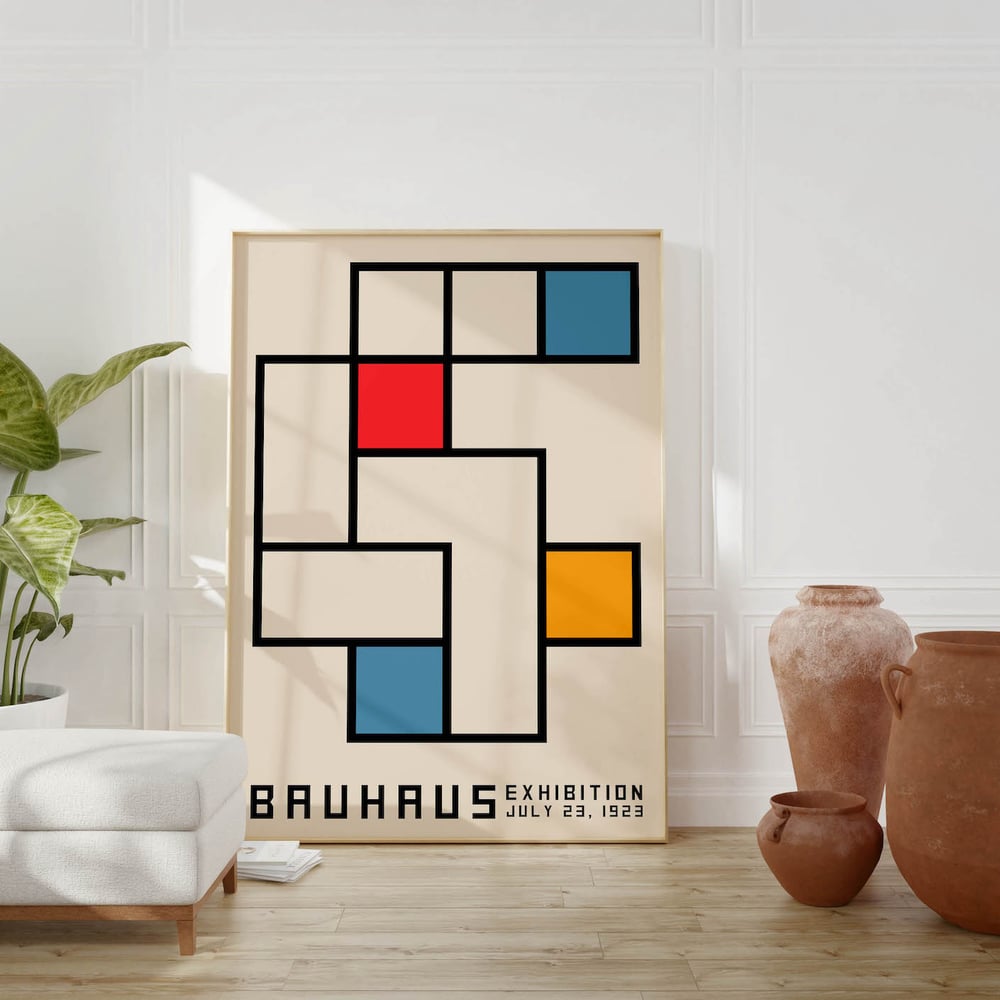 Bauhaus Modern Art Print Poster