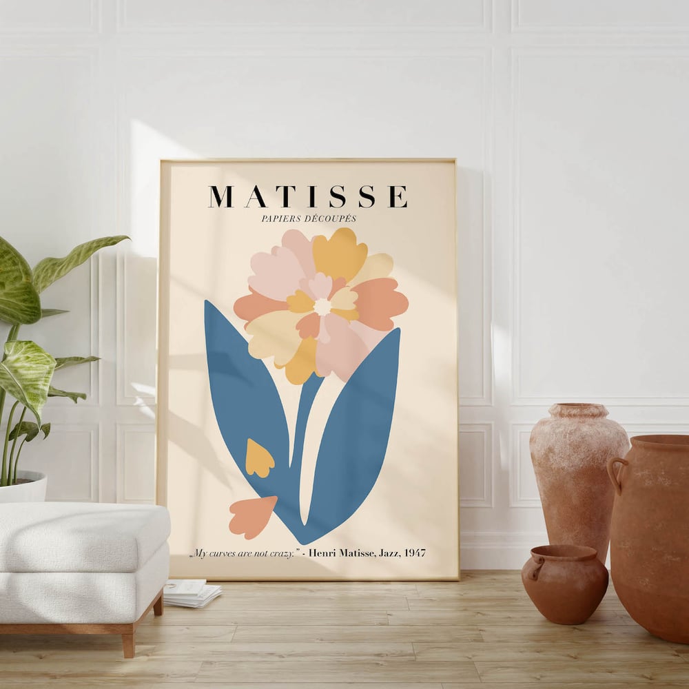 Henri Matisse - Papiers Decoupes Retro Art Print Poster