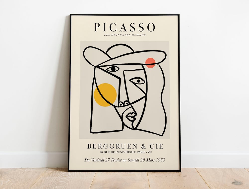 P. Picasso - Les Dejeuners Dessins Art Poster Print