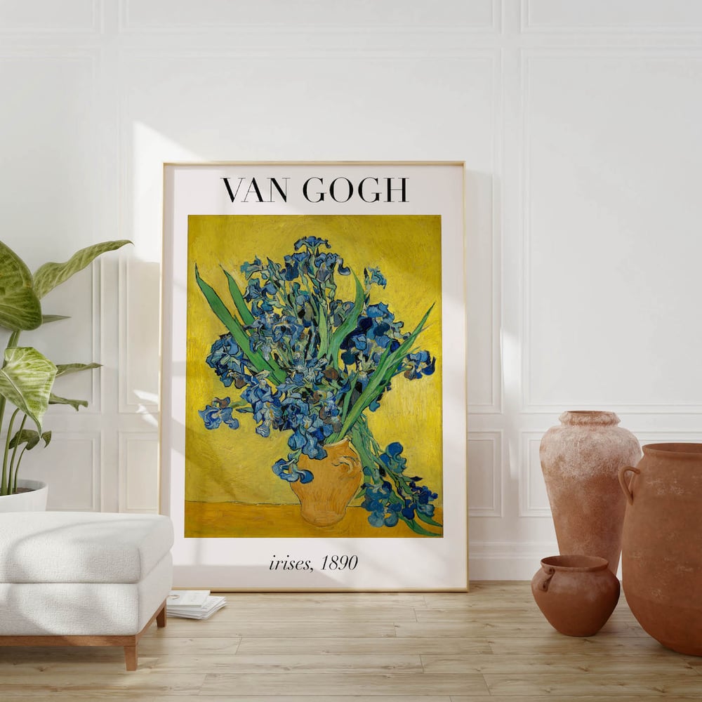Van Gogh - Irises Art Poster Print