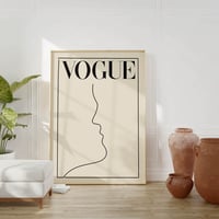 Image 2 of Vogue Magazie Cover Art - Minimalist Poster Print