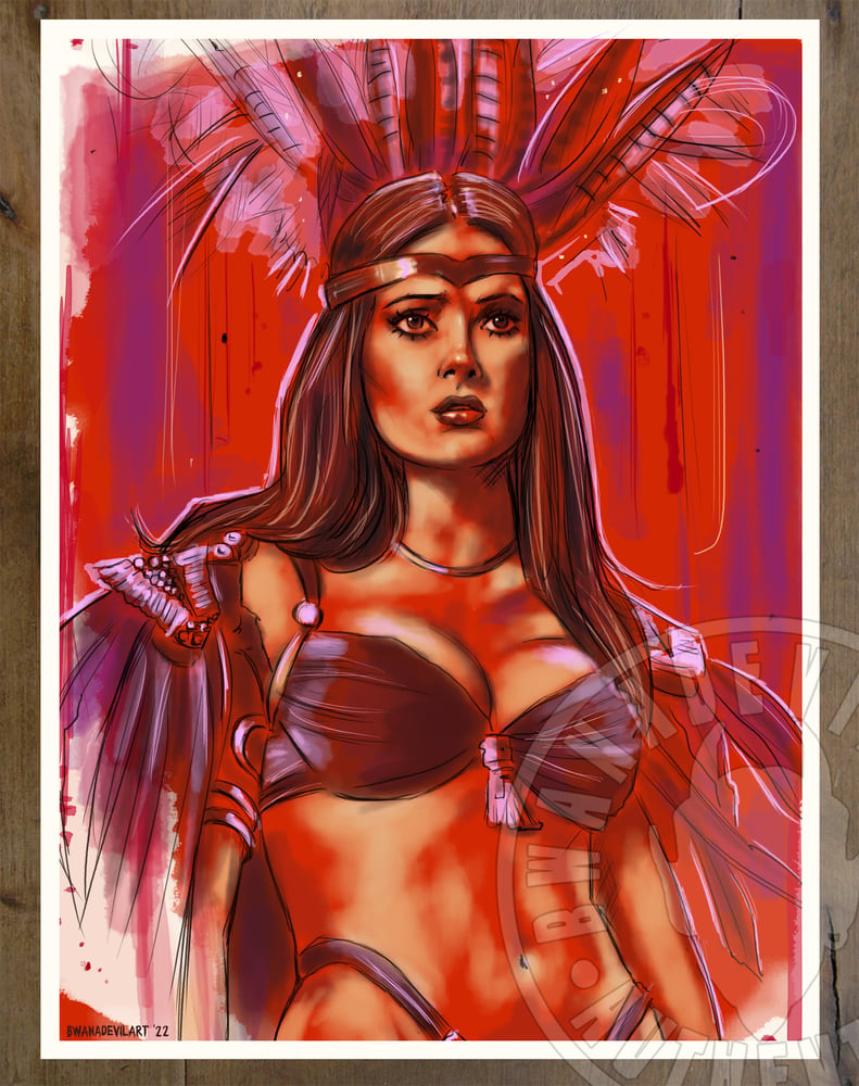 Image of Santanico Pandemonium 9x12 in. art prints