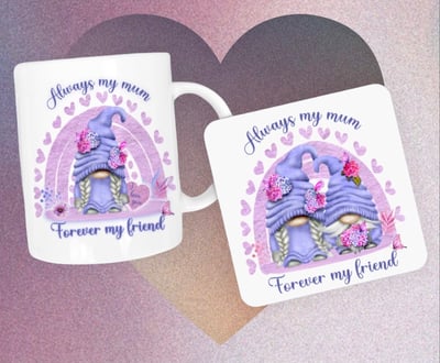 Image of Gnome Mother’s Day Mug & Coaster Set