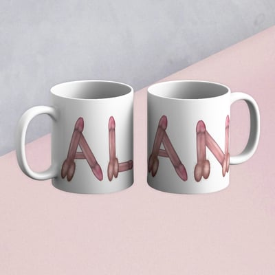 Image of Penis Name Mug