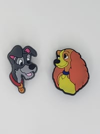 Image 1 of Lady and the Tramp shoe charms