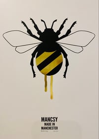 Image 1 of Gold foil bee