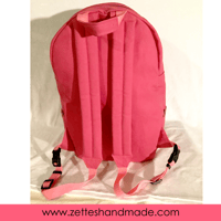 Image 3 of Handmade Hot Pink Ita-bag Backpack