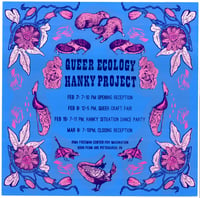 Queer Ecology Hanky Project Poster 