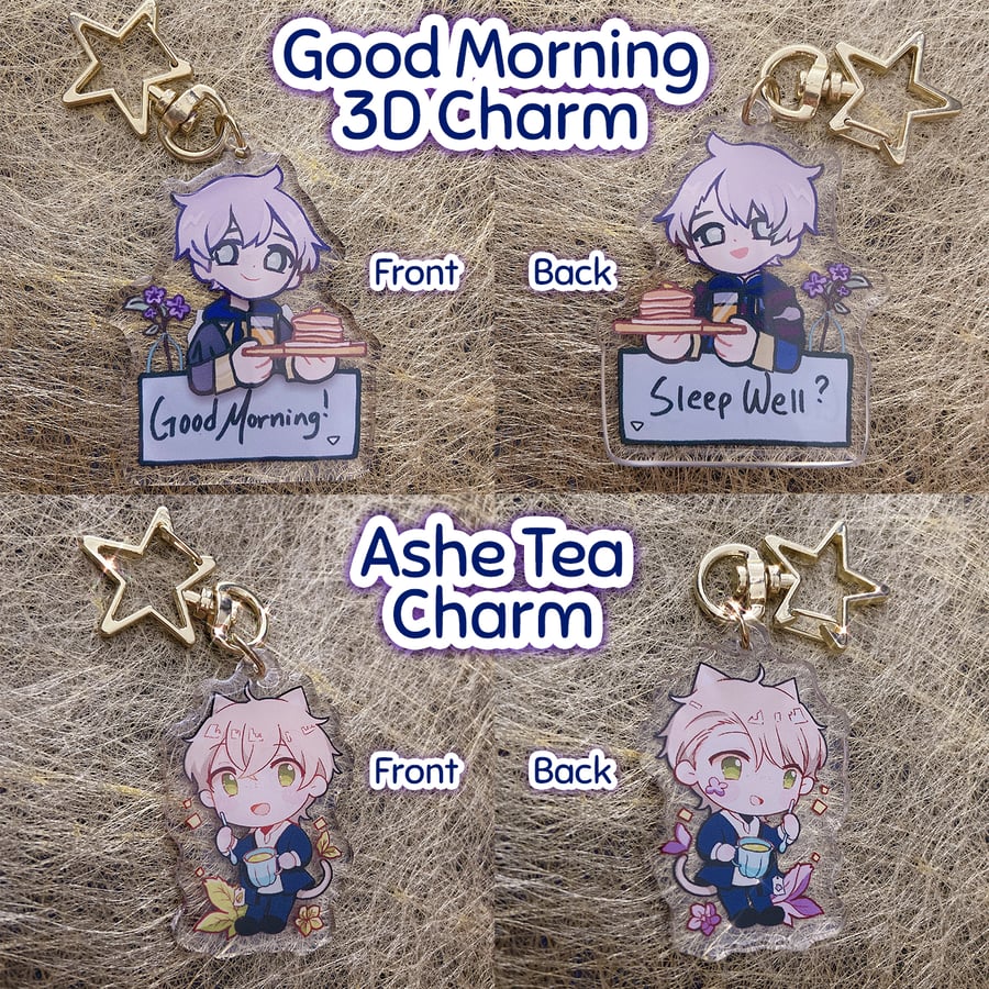 Image of Good Morning 3D Charm & Ashe Tea Charm