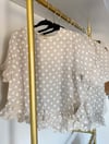 Dots Blouse | Taupe