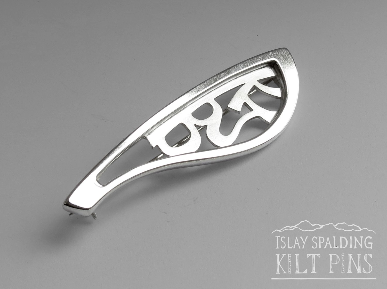Image of Framed Initials Kilt Pin