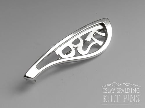 Image of Framed Initials Kilt Pin
