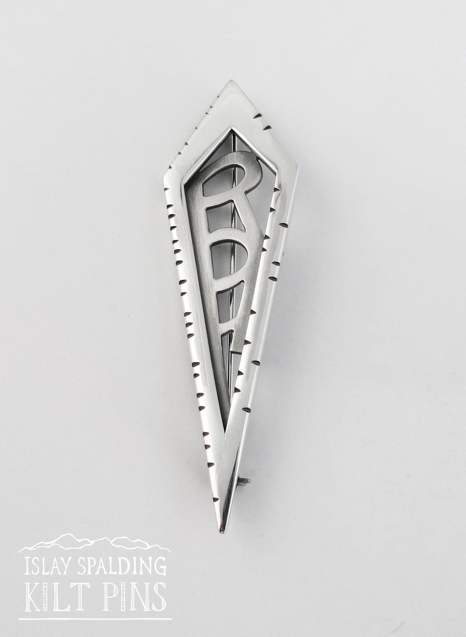 Image of Framed Initials Kilt Pin