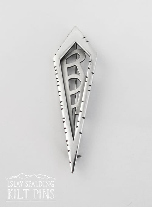 Image of Framed Initials Kilt Pin