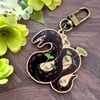 Many-Eyed Serpent Wooden Charm