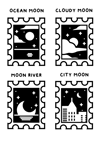 Moon Stamps