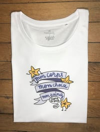 Image 3 of Collab terminée - Tee Shirt banderole - COLLAB' THE SIMONES X SANDRINE DELOFFRE