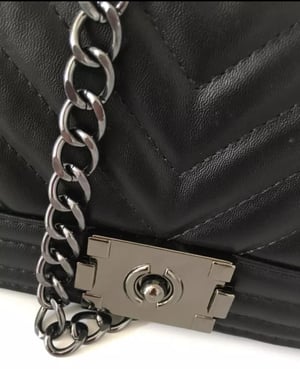 Image of Luxury Black Handbag 
