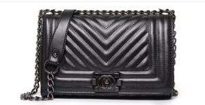 Image of Luxury Black Handbag 