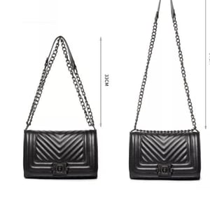 Image of Luxury Black Handbag 