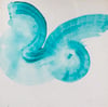 Turquoise  - acrylic on pasteboard, cc 15x15 cm