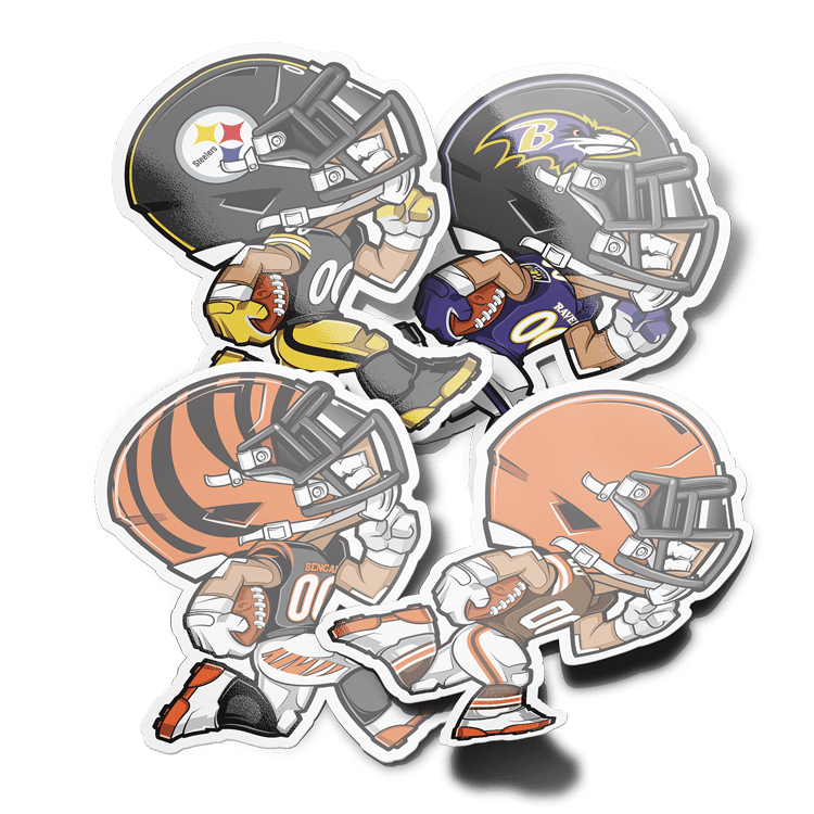 AFC - CHIBI STICKERS | Qwest360