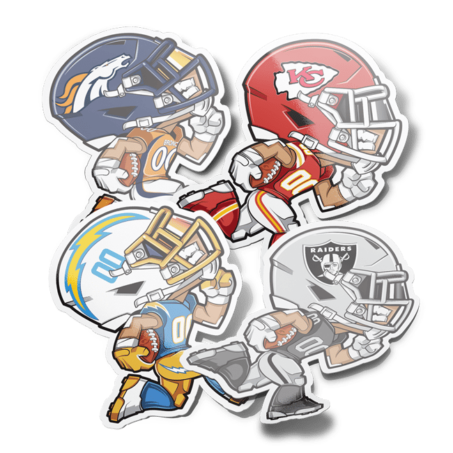 AFC - CHIBI STICKERS | Qwest360