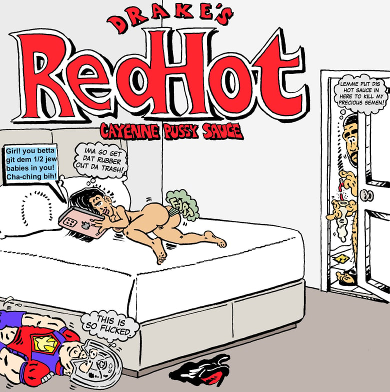 Image of DRAKE'S RED HOT SAUCE PRINT