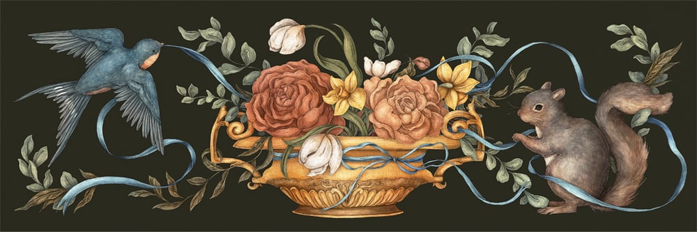 Image of Flower Arranging Print