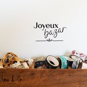 Image of Sticker "Joyeux bazar"