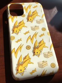 Image 1 of "Electric Spiky Fox" - iPhone 11 Slim Case with Glossy Finish
