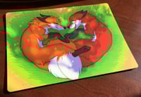Image 2 of Fox Love Magnet - Large 4" x 5.5" Magnet