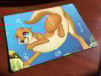 Image 2 of Male Otter Magnet - Large 4" x 5.5" Magnet