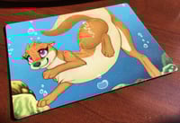 Image 2 of Female Otter Magnet - Large 4" x 5.5" Magnet