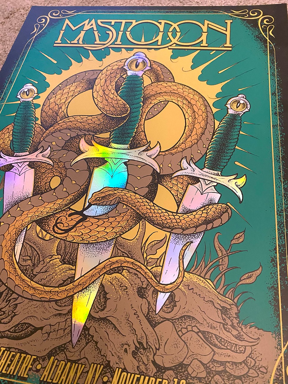 Mastodon Official Live Poster 2021 | Jimbob Isaac