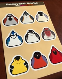 Image 1 of Backyard Borbs - 4" x 6" Vinyl Sticker Sheet