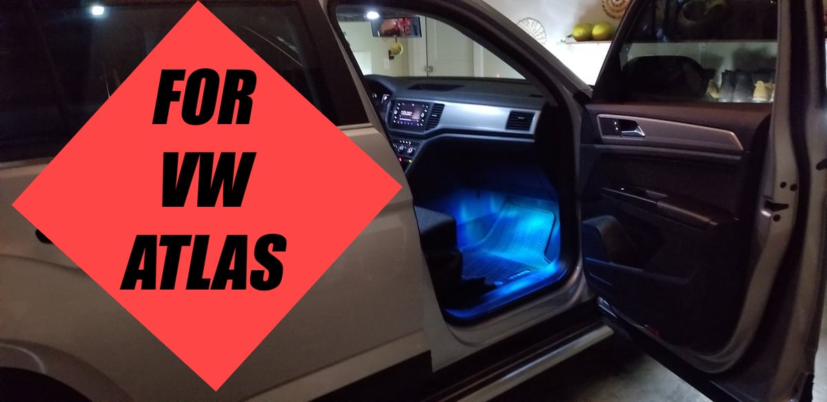 Front & Rear & 3RD ROW Footwell LED Conversion Kit w/ Wiring/Housing ...