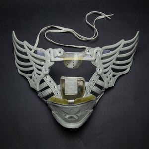 Image of SNEAKER WING MASK / JS AD / WHITE TRANSPARENT