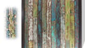 "Weathered Key West" Reclaimed Wood - 1890s Oak Lath Artwork