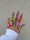 Rainbow Kitty Rings