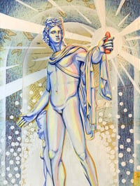 Image 1 of Apollo Belvibratore Hand-Embellished Giclée Print