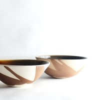 Image 2 of brown splash serving bowl