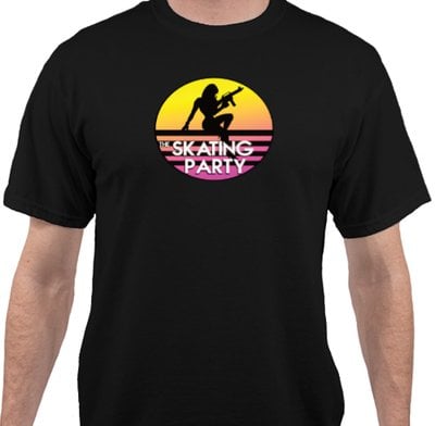 Image of the Skating Party - Beach Battle T-Shirt 
