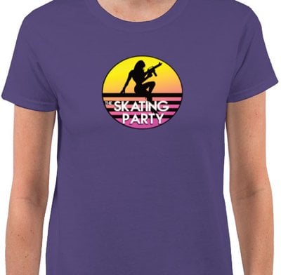 Image of the Skating Party - Beach Battle T-Shirt (ladies)
