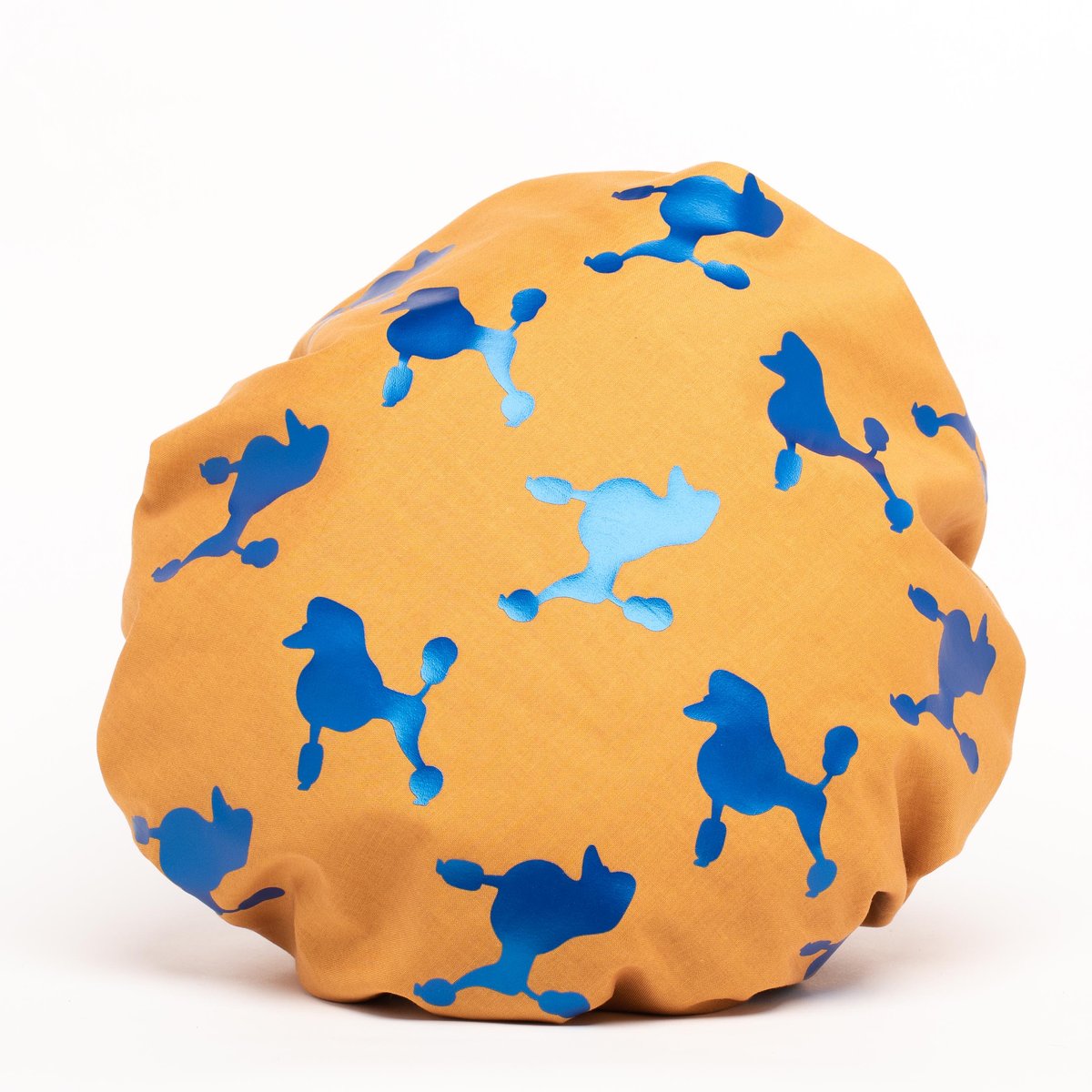 Image of Poodle Pattern/Gold